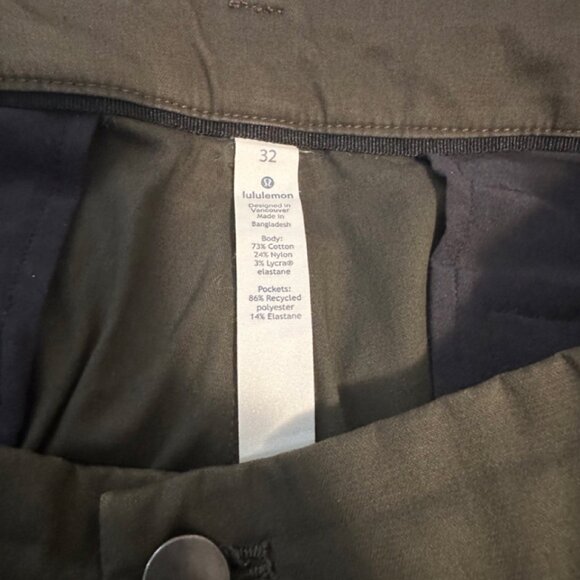 Men's Commission Pant Classic - Sz 32 - Green - Swift Cotton - Picture 3 of 7